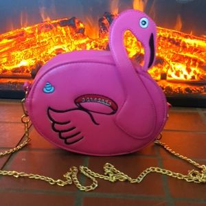 Pink Flamingo Floatie Crossbody bag